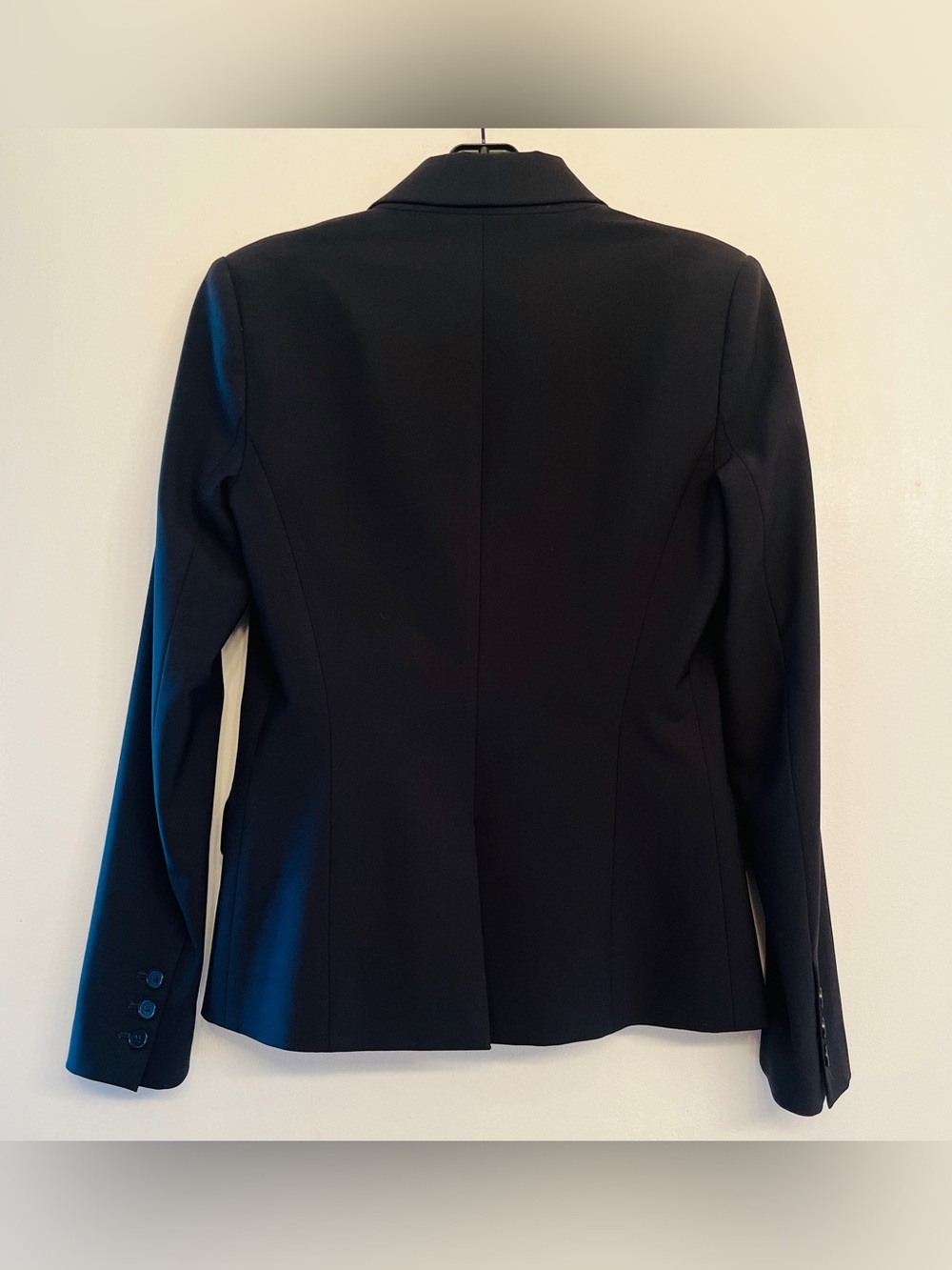 Theory Black Tailored Single-Button
Classic Suit Blazer Jacket Size 4 - Picture 2 of 11